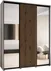 Szafa przesuwna z lustrem Lanko 2 200 60 cm głębokości