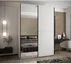 Šatní skříň s posuvnými dveřmi se zrcadlem Lux 3 170