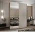 Šatní skříň s posuvnými dveřmi se zrcadlem Lux 3 170