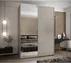 Šatní skříň s posuvnými dveřmi se zrcadlem Lux 3 170
