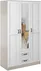 Třídveřová skříň se zrcadlem Kami