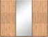 Szafa trzydrzwiowa z lustrem Lamea