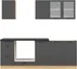 Kuchynská zostava Junona Line 220 cm s pracovnou doskou