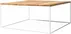 Konferenční stolek na kovových rámech do obývacího pokoje Tensio Solid Wood 100x100
