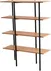 Regál Rave Solid Wood hnědý 110x35