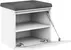Moderní botník se sedákem do předsíně Megan 1