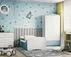 Łóżko Babydreams 140 z szufladą i materacem