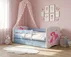 Łóżko Babydreams 140 z materacem lateksowym