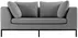 Sofa 2-osobowa ciemna pepita Ambient