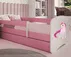 Łóżko Babydreams 140 z materacem lateksowym