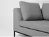 Sofa 2-osobowa ciemna pepita Ambient