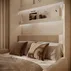 Półkotapczan elektryczny pionowy 140 z zagłówkiem Bed Concept