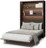 Elektrická sklápacia posteľ zvislá 140 s čelom postele Bed Concept
