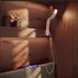 Półkotapczan elektryczny pionowy 140 z zagłówkiem Bed Concept