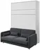 Półkotapczan BC-13 z sofą BC-35 180 w kolorze Biały Alpejski
