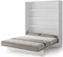 Sklápěcí postel svislá 180 v barvě Alpská bílá s pohovkou Bed Concept