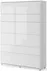 Półkotapczan BC-01 z sofą BC-18 140 w kolorze Biały Połysk