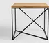 Konferenční stolek na kovových rámech 50x50 Memo Solid Wood