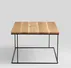 Konferenční stolek na kovových rámech 100x100 Walt Solid Wood