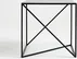 Konferenční stolek na kovových rámech 50x50 cm Memo Metal