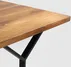 Stůl na kovových rámech do jídelny 240 Longo Solid Wood