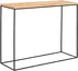 Konzolový stolek na kovových rámech do předsíně Tensio Solid Wood 100x30