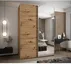 Šatní skříň s posuvnými dveřmi se zrcadlem Lux 3 190 cm