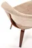 K545 stolička béžová / orechová