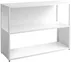 Prostorný kovový regál do obývacího pokoje Hyller Side 100x75
