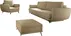 Zestaw Megis - fotel, sofa oraz pufa