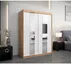 Skriňa s posuvnými dverami so zrkadlom Pole 150
