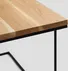 Konferenční stolek na kovových rámech 80 Walt Solid Wood