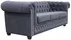 Sofa 3-osobowa Chesterfield York Blink z funkcją spania