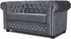 Sofa 2-osobowa bezfunkcyjna Chesterfield York Blink