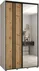 Šatní skříň s posuvnými dveřmi se zrcadlem Davos 7 140 cm 60 cm