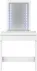 Toaletka Megan z lustrem LED