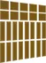 Zestaw paneli tapicerowanych Quadratta 120x195 cm