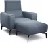 Kreslo s taburetom Cosy