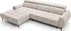 Narożnik lewostronny Piano z elektryczną regulacją głębokości siedziska