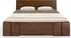 Łóżko drewniane sosnowe z szufladami do sypialni Vestre maxi & dr 200