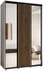 Šatní skříň s posuvnými dveřmi a zrcadlem Lanko 2 160, hloubka 45 cm
