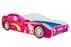 Łóżko z materacem Car Pink 140