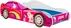 Postel s matrací Car Pink 140 cm