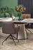 Rozkładany stół do jadalni Robinson beżowy marmur-cappuccino-czarny
