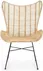 Relaxační křeslo Indiana přírodní ratan