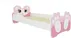 Postel s matrací Bear Pink 160x80 cm