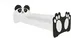 Łóżko z materacem Bear Black 160x80