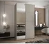 Šatní skříň s posuvnými dveřmi se zrcadlem Lux 3 130