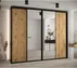 Szafa przesuwna z lustrem wysoka Davos 3 280 głębokość 60 cm