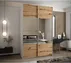 Posuvná skříň se zrcadlem Lux 4 150